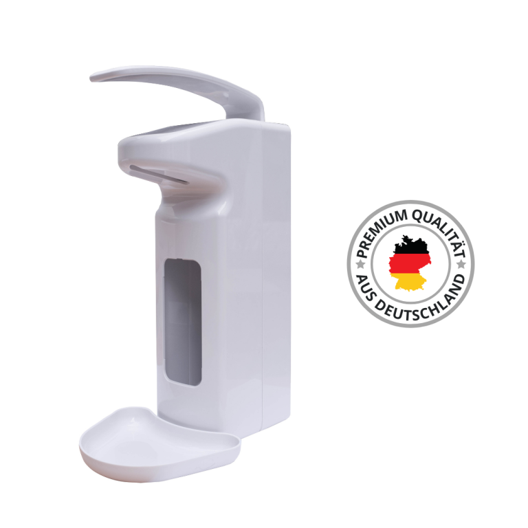 Manueller Armhebelspender SD2015 Multi.Use für 500 und 1000ml EURO-Flaschen (weiß)-Standard