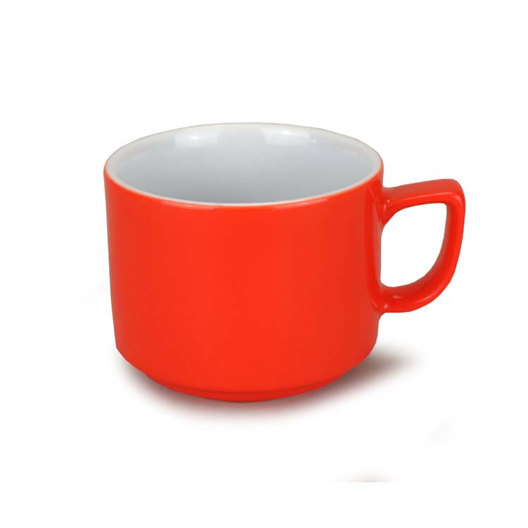 unisonoPLUS Stapelbare Tasse 200ml, vollfarbig rot