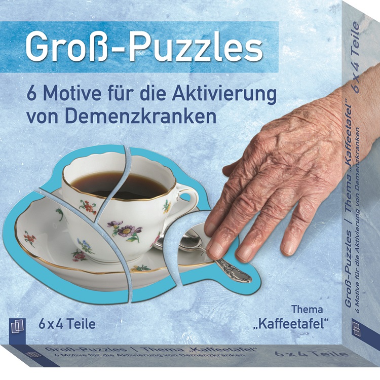 Kaffeetafel: 6 Groß-Puzzles für Menschen mit Demenz