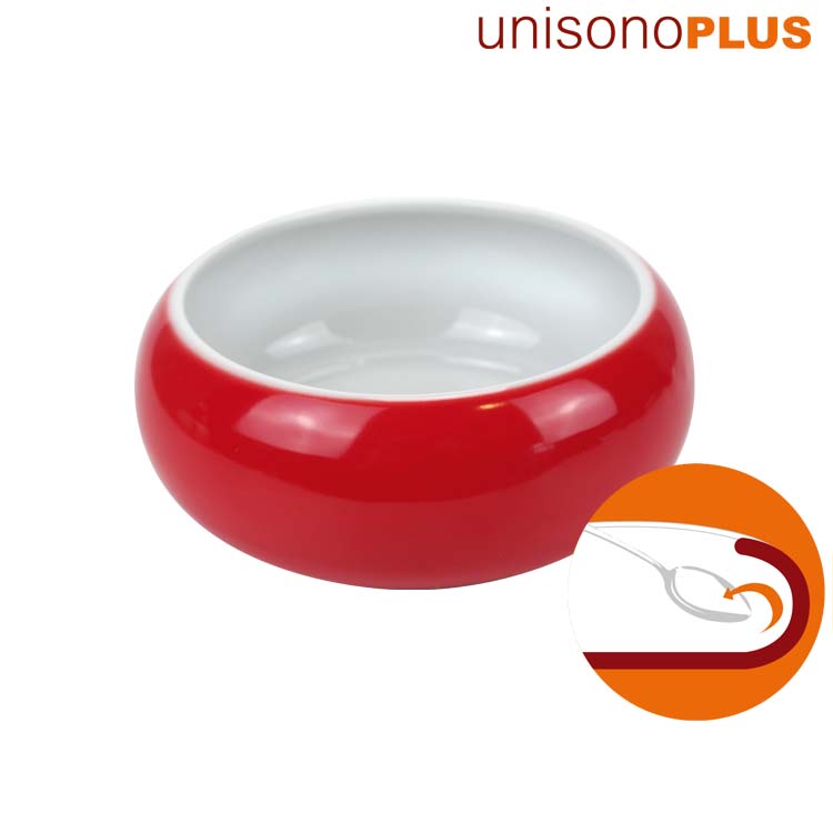 unisonoPLUS Spezial-Schale Porzellan mit Schiebekante hoch - farbig