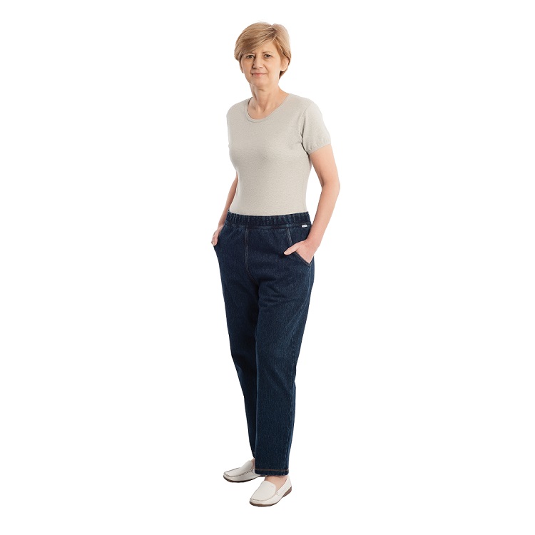 Suprima Pflegeoverall im Jeans-Look, Gr. XL
